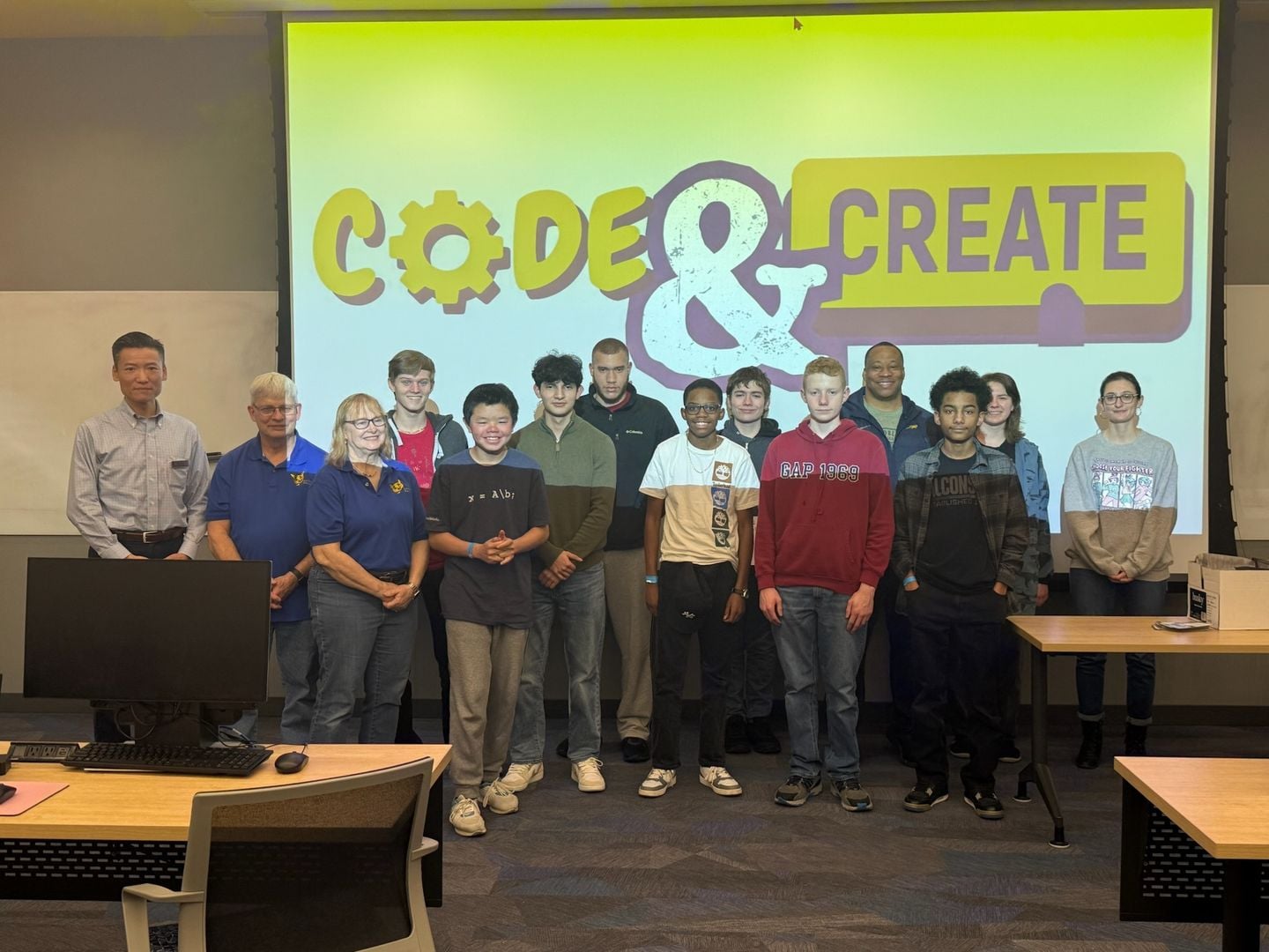 Code & Create 2025 - High school students in action